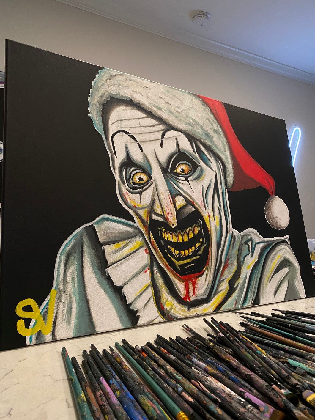 terrifier clown art