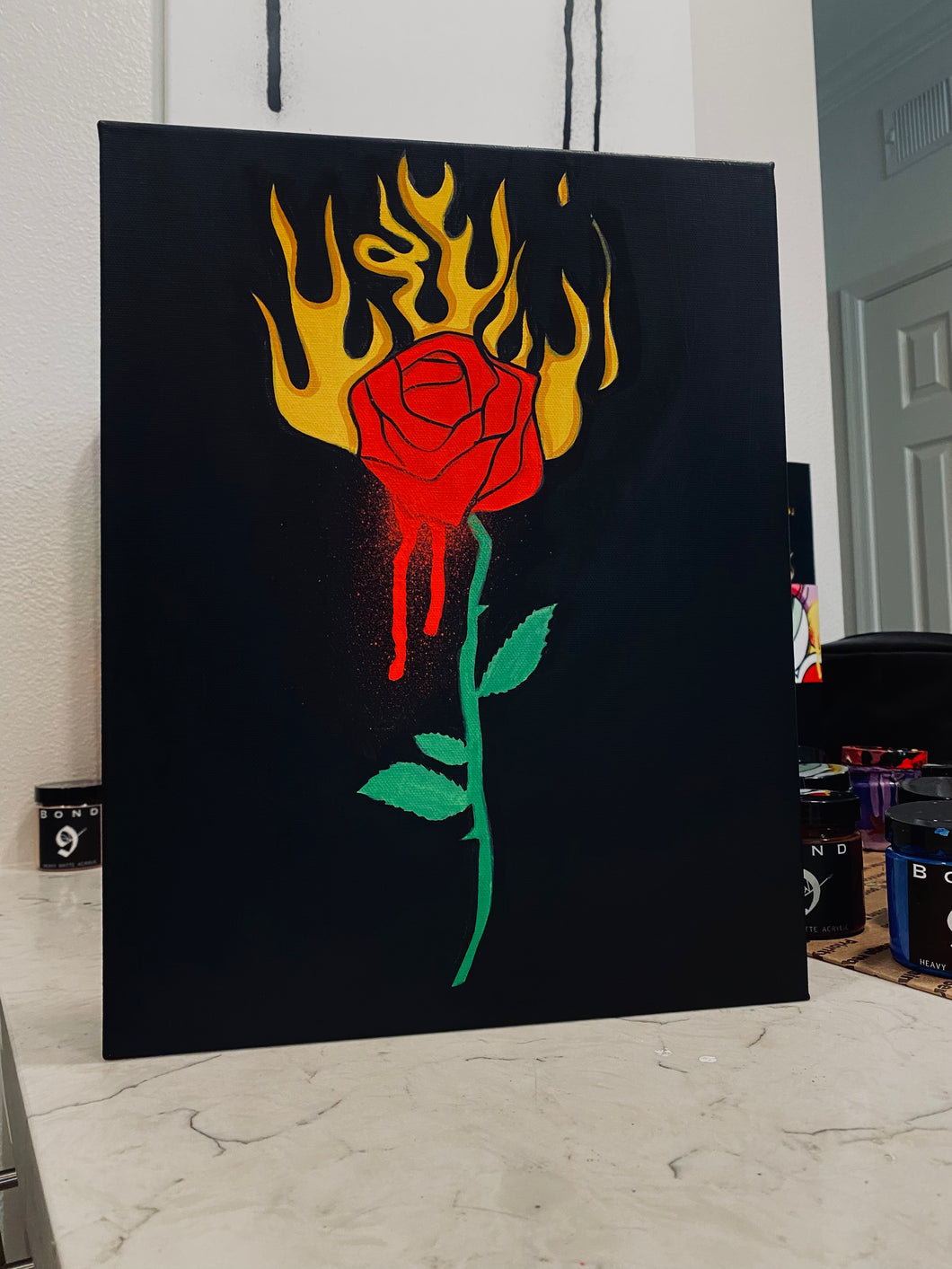 SV rose flame