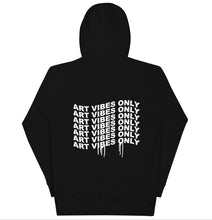 Load image into Gallery viewer, SV Art vibes only hoodie
